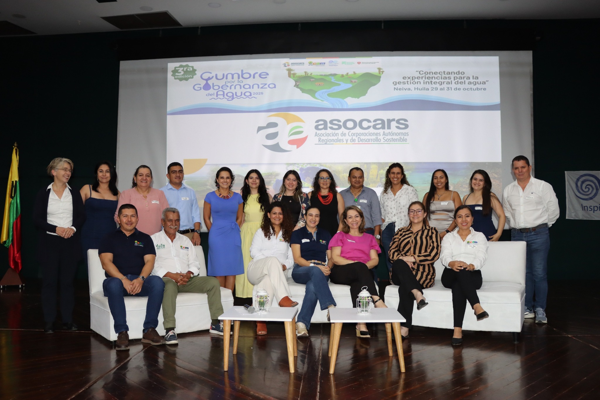 group photo at the 3rd national water summit in neiva
