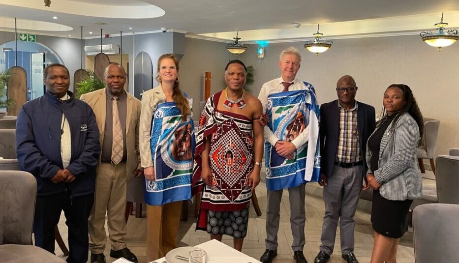 Group photo of Blue Deal Eswatini and Minister