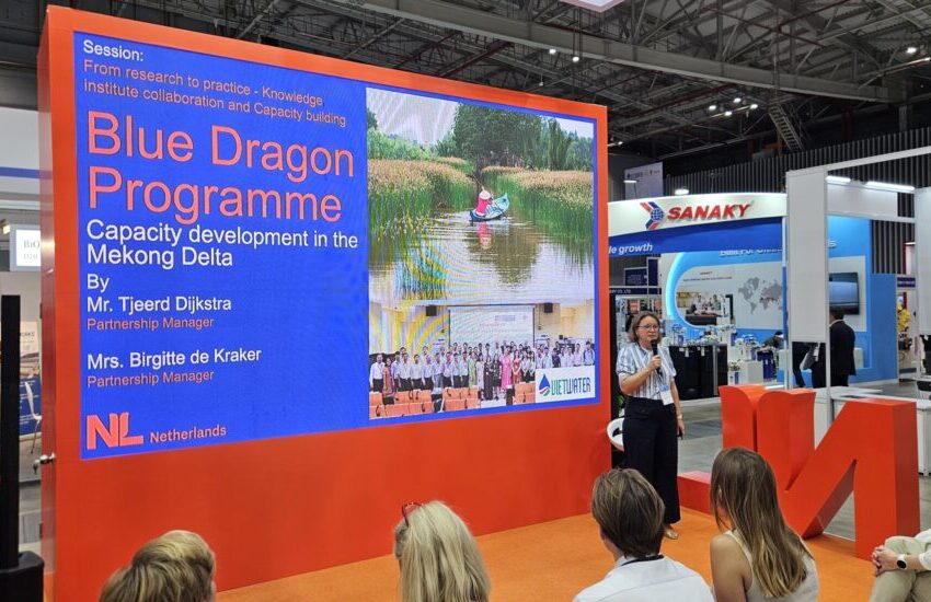 Presentation at Vietwater conference in the NL pavilion